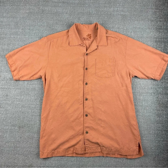 Tommy Bahama Other - Tommy Bahama Silk Short Sleeve Button Front Shirt